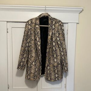 Zara Snake Print Women's Blazer
